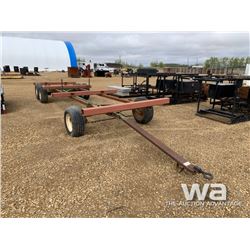 CUSTOM BUILT 3 AXLE FARM WAGON