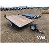 Image 2 : CUSTOM BUILT FLAT DECK TRAILER