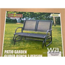 (UNUSED) GLIDER BENCH 2 PERSON DOUBLE SWING CHAIR