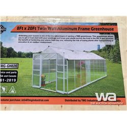 (UNUSED) TMG 8 X 20 FT. GREEN HOUSE