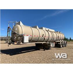 2013 BRENNER 42,014 LITRE TRIDEM TANK TRAILER