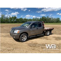 2006 NISSAN TITAN E-CAB FLATBED TRUCK