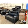 Image 1 : (3) PIECE RECLINING SOFA WITH LOVESEAT & CHAIR