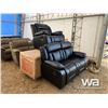 Image 2 : (3) PIECE RECLINING SOFA WITH LOVESEAT & CHAIR