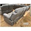 Image 5 : GREY RECLINING SOFA & LOVE SEAT