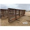 Image 2 : (5) FREESTANDING 6 X 24 FT. LIVESTOCK PANELS