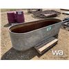 Image 2 : GALVANIZED STOCK TROUGH **DAMAGED