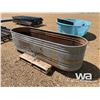 Image 3 : GALVANIZED STOCK TROUGH **DAMAGED
