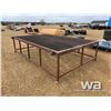 Image 2 : 94" X 12 FT. WELDING TABLE