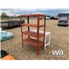 Image 3 : RED & WHITE SHELVING