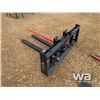 Image 4 : (UNUSED) SKID STEER 42" PALLET FORK