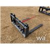 Image 3 : (UNUSED) SKID STEER 42" PALLET FORK