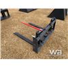 Image 4 : (UNUSED) SKID STEER 42" PALLET FORK