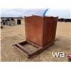 Image 1 : 4 X 7 FT. STEEL BIN ON SKID