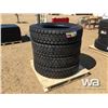 Image 1 : (UNUSED) (4) GRIZZLY 11R24.5 TRUCK DRIVE TIRES