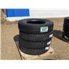 Image 1 : (UNUSED) (4) GRIZZLY 11R24.5 TRUCK DRIVE TIRES