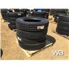 Image 1 : (UNUSED) (4) GRIZZLY 11R24.5 TRUCK TIRES