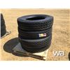Image 2 : (UNUSED) (4) GRIZZLY 11R24.5 TRUCK TIRES