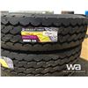 Image 2 : (UNUSED) (4) GRIZZLY 11R24.5 TRUCK TIRES