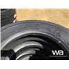 Image 4 : (UNUSED) (4) GRIZZLY 11R24.5 TRUCK TIRES