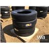 Image 2 : (UNUSED) (4) GRIZZLY 11R24.5 TRUCK STEERING TIRES