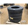 Image 1 : (4) GRIZZLY 11R24.5 TRUCK DRIVE TIRES