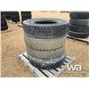 Image 1 : (4) 11R24.5 TRUCK TIRES