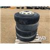 Image 1 : (4) 11R22.5 TRUCK TIRES