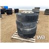 Image 2 : (4) 11R22.5 TRUCK TIRES
