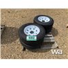 Image 1 : (4) GRIZZLY ST225/85R15 TRAILER TIRES & RIMS