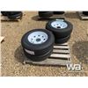 Image 2 : (4) GRIZZLY ST225/85R15 TRAILER TIRES & RIMS