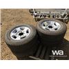 Image 2 : (4) GOODYEAR LT275/65R18 TIRES & RIMS