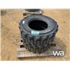 Image 1 : (2) ANJIE 12-16.5 SKID STEER TIRES