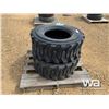 Image 2 : (2) ANJIE 12-16.5 SKID STEER TIRES