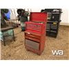 Image 1 : 2 PIECE RED TOOL CABINET