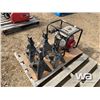 Image 2 : (4) JACK STANDS & HONDA 2" WATER PUMP
