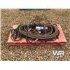 Image 2 : PALLET WITH CUTTING TORCH HOSE, WELDING CABLE WINC