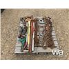 Image 1 : CHAINS, (4) RECIEVER HITCHES, AXE, TRACK SHOVEL