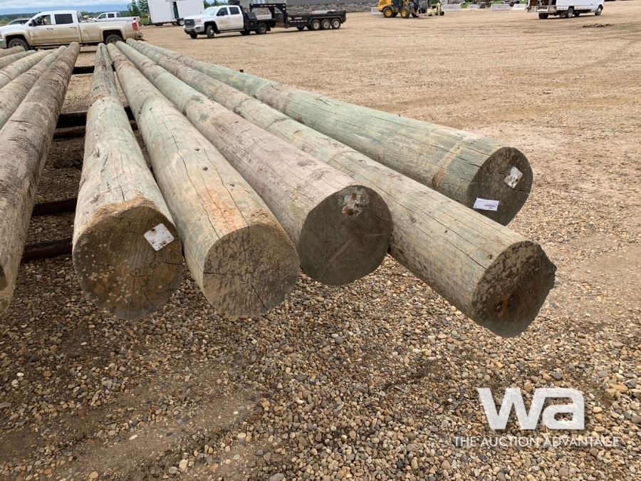 (5) 35 FT. HYDRO POLES