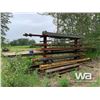 Image 2 : 6-TIER RACK OF ANGLE IRON,TUBING, FLAT STEEL