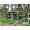 Image 1 : GREY 4-TIER RACK OF TUBING & RED STEEL
