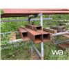 Image 3 : GREY 4-TIER RACK OF TUBING & RED STEEL