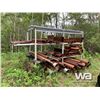 Image 1 : GREY 3-TIER RACK OF PIPE & TUBING