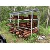 Image 2 : GREY 3-TIER RACK OF PIPE & TUBING