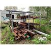 Image 3 : GREY 3-TIER RACK OF PIPE & TUBING