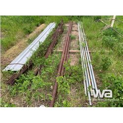 RIDGE CAP, PIPE & REBAR