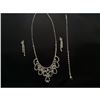 Image 2 : Czech Crystal Rhinestone Bridal Necklace Set