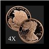 Image 1 : 2 oz Walking Liberty .999 Fine Copper Bullion Round