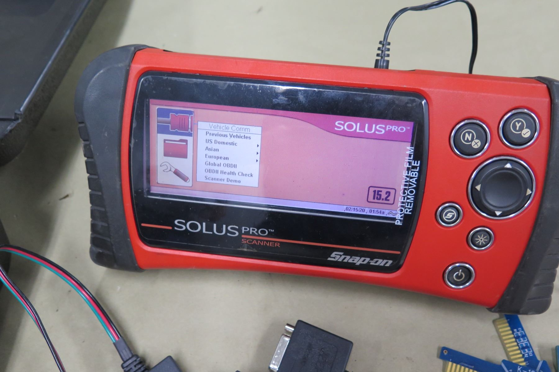 Snap On Tools Solus Pro Scanner EESC316, Global OBD, Connectors & Case