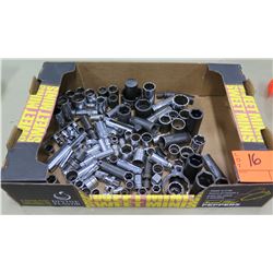 Box Multiple Misc Size Air & Hand Tool Sockets, Connectors, etc